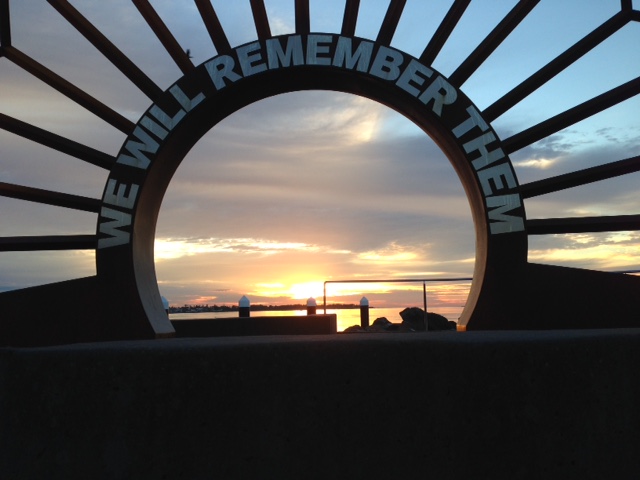 Swansea RSL Rising Sun Anzac Memorial